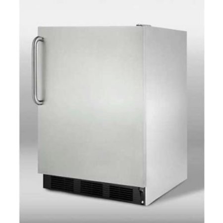 SUMMIT APPLIANCE DIV. Summit-32"H ADA Comp Refrigerator, Complete Stainless Steel Exterior FF7BKCSSADA